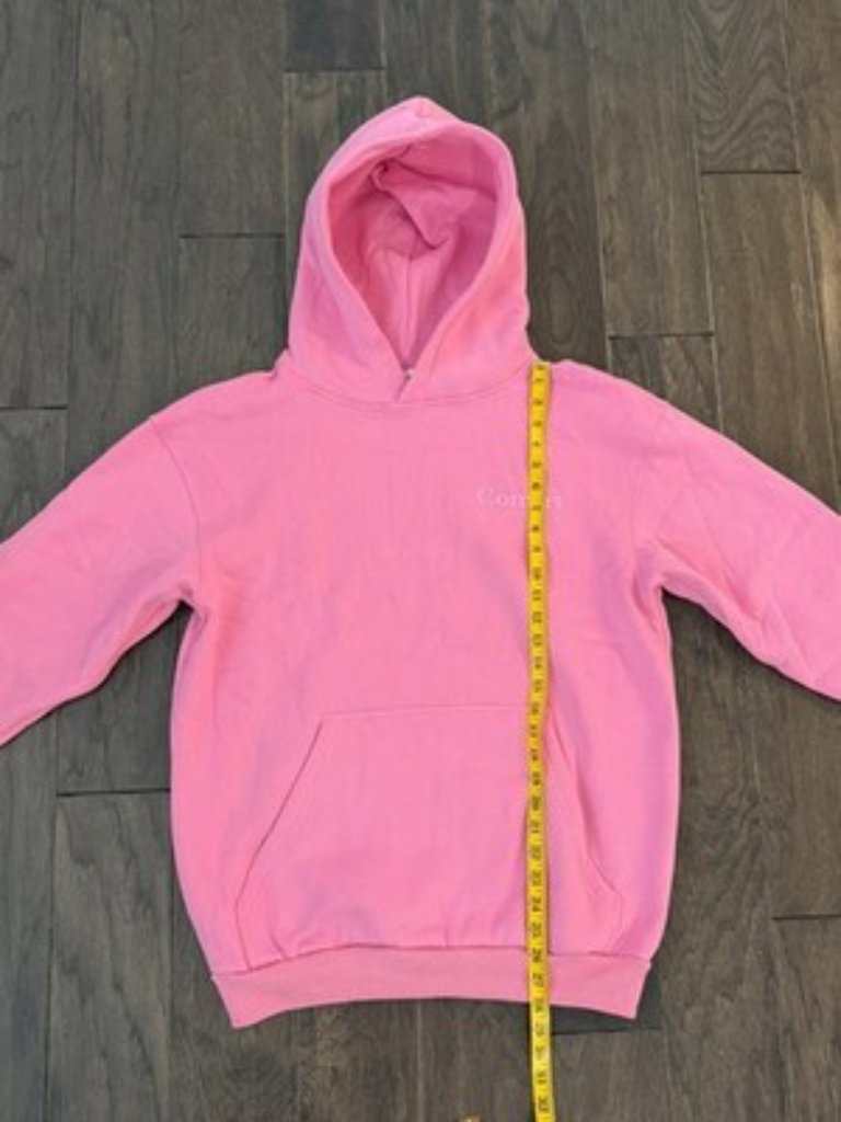 Comfrt Minimalist Hoodie Sorbet Comfort Oversized Lounge Trendy Kjhu46 Pink S — image 7 of 8